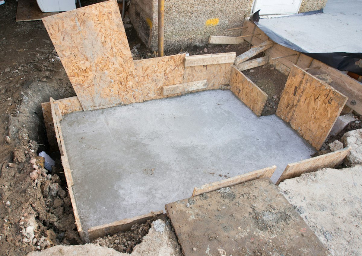 Crawl space foundation wall ready for insulation